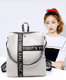 Backpack Female  New Korean Wild School Wind Student Bag Casual Color Letter Backpack Travel Bag