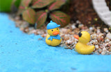 XBJ162 Mini 6pcs Traveling Ducks decoration supplies moss micro landscape deco  Garden deco Creative handicrafts