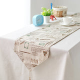 BZ384 American Country Tower Customized cotton ancient British style decoration cabinet's gift linen table runner