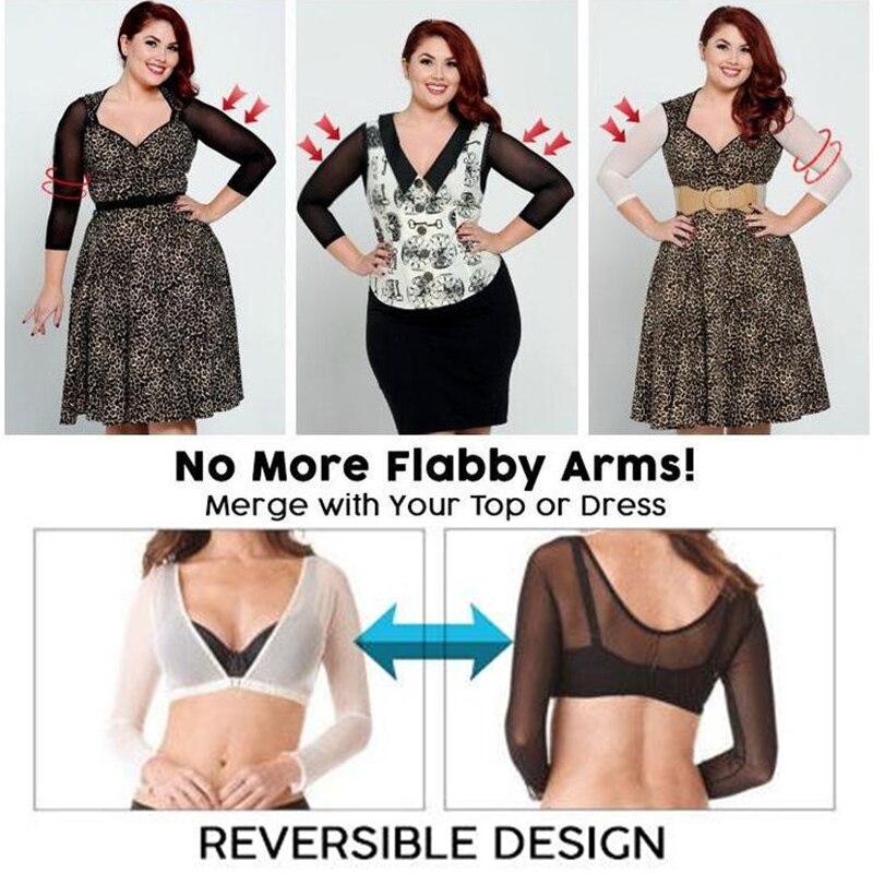 Seamless Arm Shaping Sleeves Arm Shaper Instantly Remove Sagging Flabby Arms Anti Cellulite Slimming Weight Loss Products Secondary image