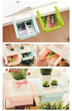 Creative Refrigerator Storage Box Fresh Spacer Layer Storage Rack Drawer Fresh Spacer Sort Kitchen Tool 16.5x15cm