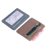 Fashion Women Lichee Pattern Bank Card Package Coin Bag Card Holder Travel Leather Men Wallets Women Credit Card Holder Cover