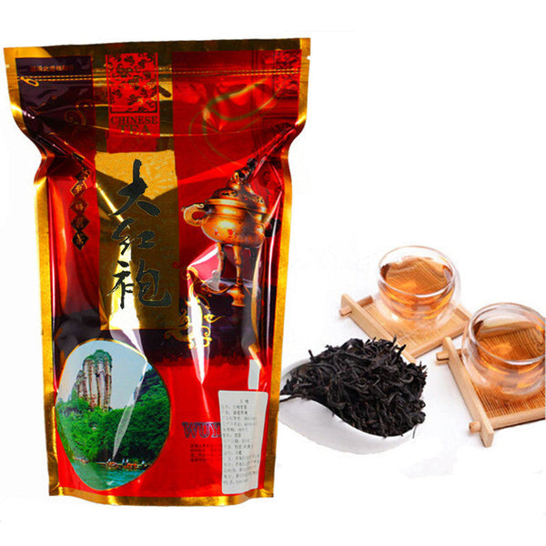 TemuTea 250g Da Hong Pao Tea Chinese Big Red Robe Black Oolong Tea Original Organic Gift Tea