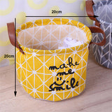 Folding Laundry Storage Basket for Toys Geometry Storage Barrel Standing Clothing Storage Bucket Laundry Organizer Holder Pouch