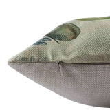3 Chinese Style Wealth Rose Garden Home Decor Cushion Cover Fresh Flowers Linen Pillow Cover Decorative Throw Pillowcase