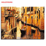 Gold Coast DIY Handpainted Oil Painting Digital Painting by numbers oil paintings chinese scroll paintings Home Decoration
