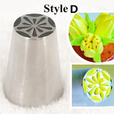 Many Styles Russian Tulip Stainless Steel Icing Piping Nozzles Pastry Decorating Tips Cake Cupcake Decorator