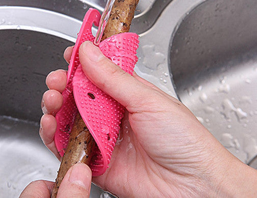 Apple shape Multi-function Vegetable & Fruit Brush Potato Easy Cleaning Tools Kitchen Home Gadgets