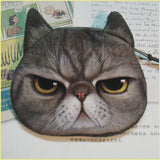 Coin Purses Wallet Ladies 3D Cat Dog Face Animal Change Money Bag Fashion Cute Small Zipper bag for Women Change Purse Pouch