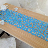 Rectangle Felt Table Runners Modern Hollow Out Table Runner Home Decoration TV Cabinet Table Runners for Wedding Decorations