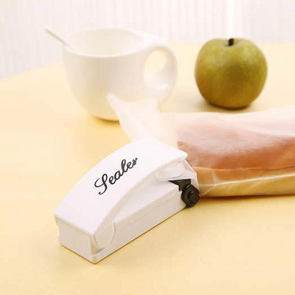 Mini Handle Bag Sealer Electronic Home Heat Sealing Machine Vacuum Impulse Sealer Seal Packing Plastic Bag Clips Kitchen Tools