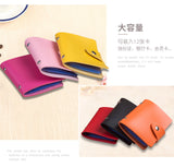 New 24 slots Fashion PU Leather Business Card Holder Organizer Hasp Men Women Bank Credit Card Holder Bag ID Card Wallet