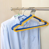 10 Pcs Clothes Hangers Non-Slip Hook For Suit Coat Closet Garment Outdoor Drying Rack Plastic Clothing Hanger