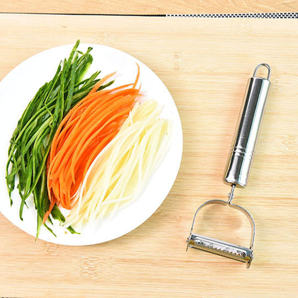 Stainless Steel Potato Slicer Fruit Vegetable Graters Paring Knife Peeler Cutter Multifunctional Cooking Tool
