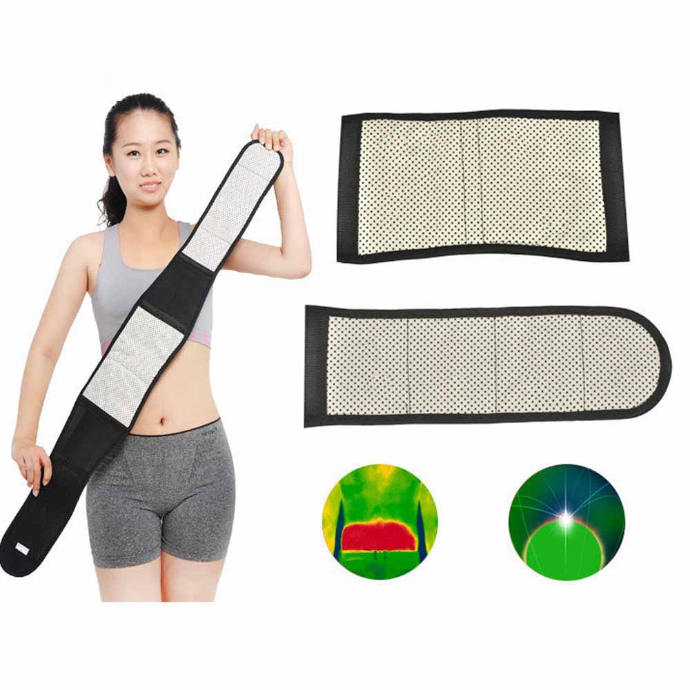 Tcare Adjustable Waist Tourmaline Self heating Magnetic Therapy Back Waist Support Belt Lumbar Brace Massage Band Health Care Main image