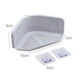 Corner Drain Shelves Bathroom Storage Rack Bathroom Punch-Free Powerful Wall-Mounted Wash Shelf