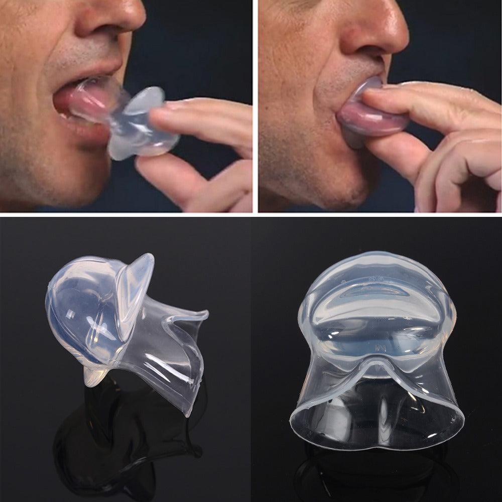 Health Care Silicone Anti Snoring Tongue Retaining Device Snore Solution Sleep Breathing Apnea Night Guard Aid Stop Snore Sleeve Main image
