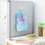Kitchen Bathroom Wardrobe Underwear Socks Sundries Storage Hook Hanging Multipurpose Mesh Bag Reusable Grocery Organizer
