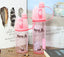 CJ129 Water bottle sport Spray bottle Cycling outdoor Moisturizing shaker Transparent Travel Plastic Water Camping Drinkware