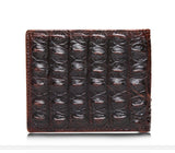 Crocodile pattern men's short wallet leisure wallet High-quality genuine leather Spring and summer new leather wallet