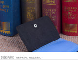 New 24 slots Fashion PU Leather Business Card Holder Organizer Hasp Men Women Bank Credit Card Holder Bag ID Card Wallet
