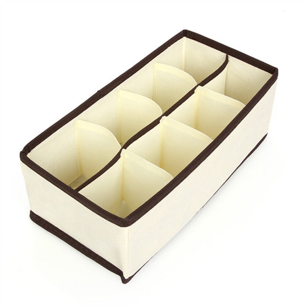Multi-size Underwear Bra Organizer Storage Box Drawer Closet Organizers Boxes For Underwear Scarf Socks Bra Home Storage