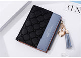 Tassels Zipper&Hasp Women Wallet For Coin Card Cash Invoice Fashion Lady Wallets Small Purse Short Solid Female Clutch Carteras