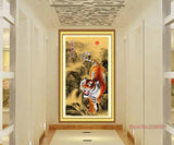 DIY 5D Diamonds Embroidery Diamond Mosaic Siberia Tiger Round Diamond Painting Cross Stitch Kits Home Decoration