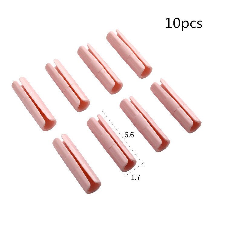 New 10pcs Bed Sheet Clip Grippers Fasteners Clothes Pegs ABS 4 Colors Secondary image