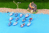 XBJ170 Mini yacht decoration supplies moss micro landscape deco  Garden deco Creative handicrafts