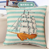 BZ053 Luxury Cushion Cover Pillow Case Home Textiles supplies Lumbar Pillow Marine life decorative throw pillows chair seat