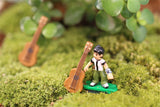 XBJ185 Mini 6pcs Drop glue decoration supplies moss micro landscape deco  Garden deco Creative handicrafts