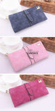 Fashion Luxury Brand Women Wallets Matte Leather Wallet Female Coin Purse Wallet Women Card Holder Wristlet Money Bag Small Bag