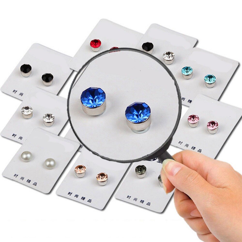 1 Pair Weight Loss Earrings Healthy Stimulating Acupoints Stud Magnetic Therapy Health Care Slimming Tool Secondary image