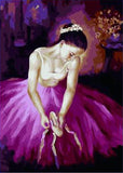 Youth Dancers Digital Painting DIY Handpainted Oil Painting by numbers oil paintings chinese scroll paintings Home Decoration