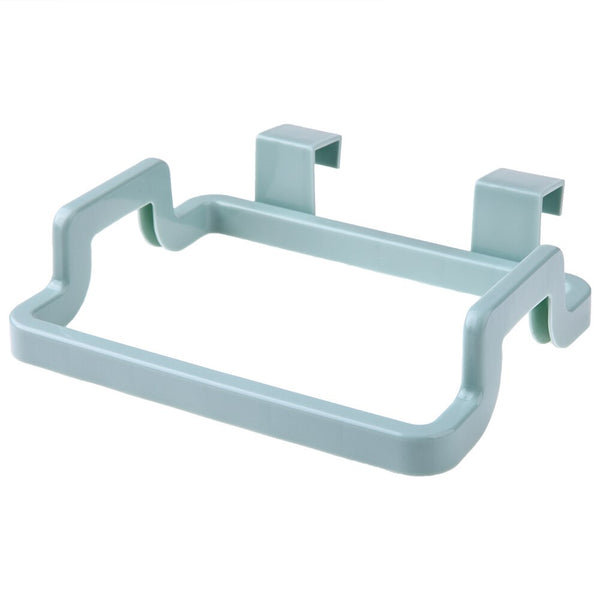Garbage Bag Hanging Holder Cupboard Door Back Trash Rack Kitchen Cabinets Storage Towel Shelf Holders Storage