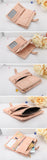 Fashion Retro Matte Stitching leather Wallet Women Long Purse Clutch Women Casual Hasp Dollar Price Wallet Handbag carteira