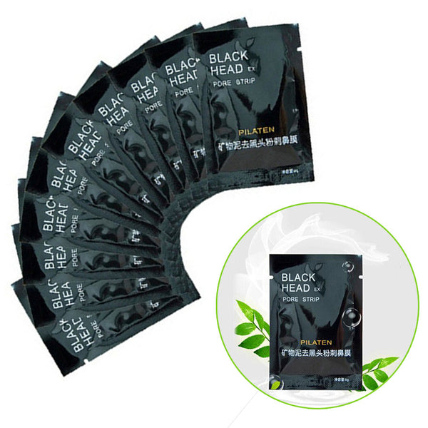 Black Face Patch Nose Strips Remove Blackheads Pores Black Head Remover Acne Peel Mask Black Dots Cleaning Medical Plaster 1bag