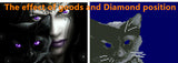 DIY Partial 5D Diamond Embroidery The Black Cat Round Diamond Painting Cross Stitch Kits Diamond Mosaic Decoration