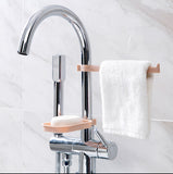 Hot Sink Hanging Storage Rack Storage Holder Sponge Bathroom Kitchen Faucet Clip Dish Cloth Clip Shelf Drain Dry Towel Organizer