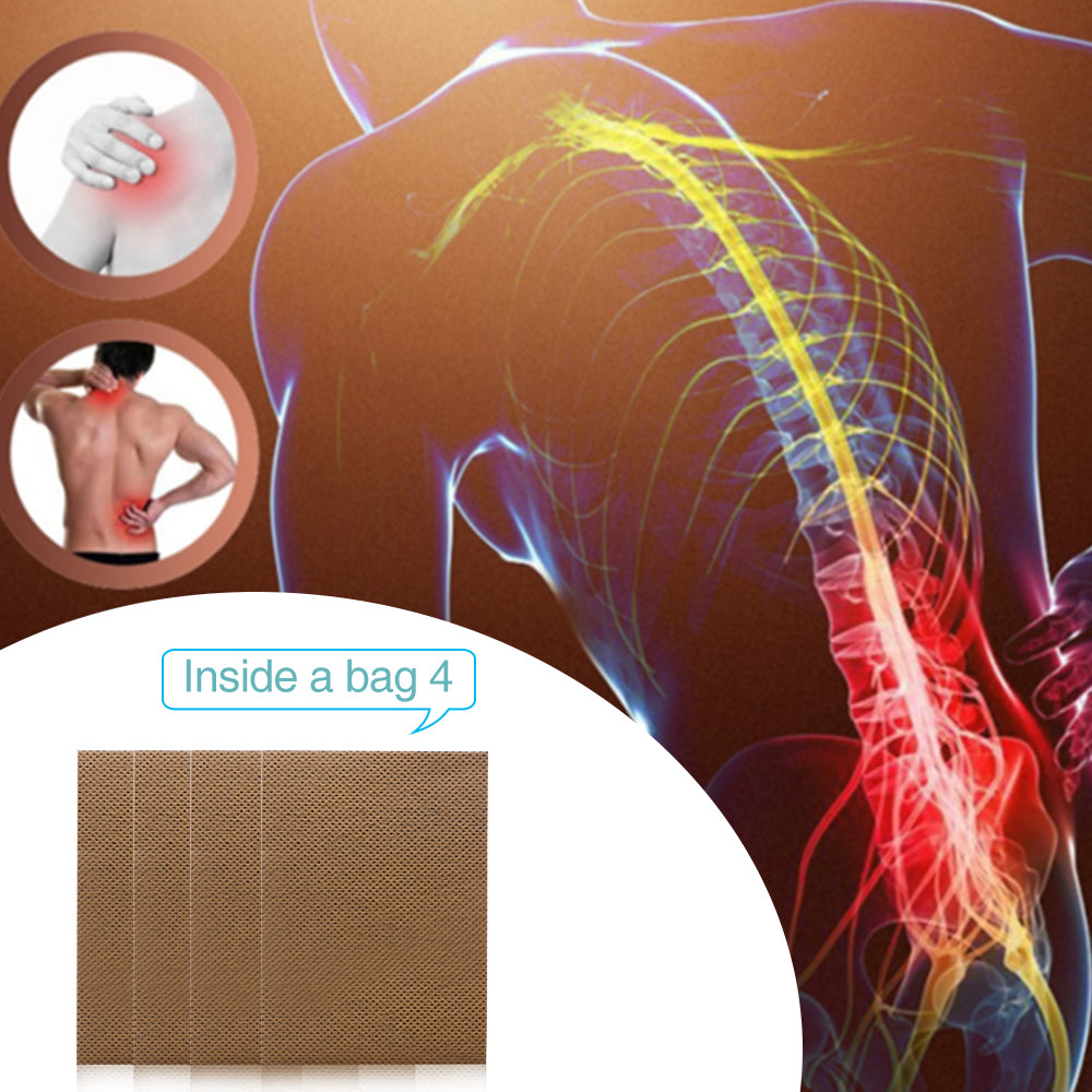 Pain Relief Patch Chinese Tibet Natural Herbal Medical Neck Back Muscle Orthopedic Arthritis Plaster 4Pcs/Bag