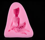Hot Birthday Gift DIY Handmade Fondant Candle Molds Sugar Craft Tools Baby Girl Craft Art Silicone Soap Mold