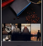 Korean hit color High quality PU leather clutch Short wallet color purse money clamps purse for men