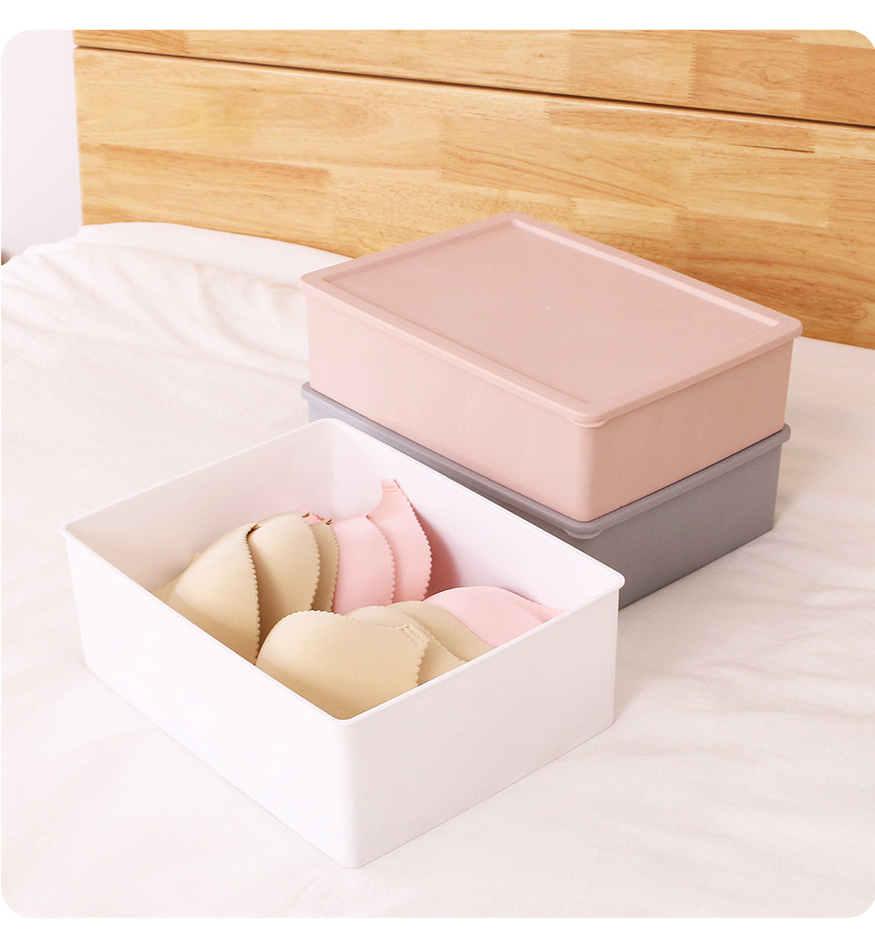 Multi-size Underwear Organizer Storage Can Adjust The Partition Drawer Closet Organizers Boxes For Bras Briefs Socks Ties Scarfs