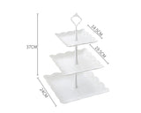europe tray Plastic Serving Platter Cake Stand trayDessert tray square candy pan Tea Party fruit tray in part kitchen helper