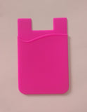 Business Credit Pocket Adhesive Fashion Women Men Cell Phone Card Holder ID Card Holder Slim Case sticker Bus Card