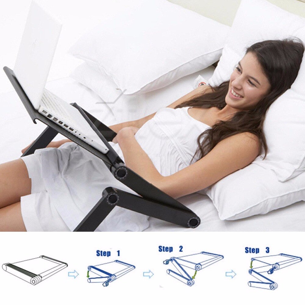 Hot Sale Laptop Desks Portable Adjustable Foldable Computer desk Main image