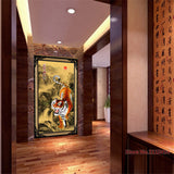 DIY 5D Diamonds Embroidery Diamond Mosaic Siberia Tiger Round Diamond Painting Cross Stitch Kits Home Decoration