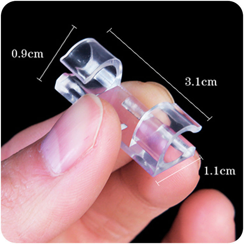 20pcs Wire Storage Clips Buckle Management Organizer Securing Cable Clamp Cable Housing Data Line Finishing Tool Fixed decor Secondary image