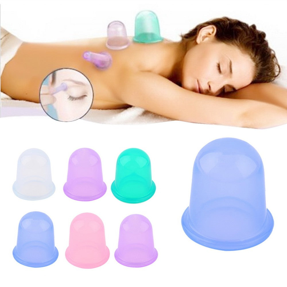 Family Body Massage Helper Anti Cellulite Vacuum Silicone Cupping Cups Brand new and High quality 1pc
